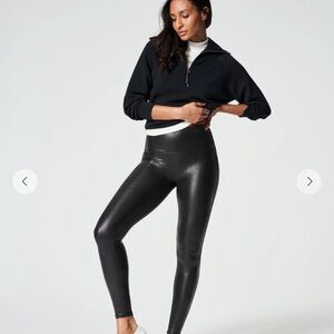 SPANX Faux Leather Leggings